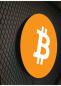 Preview: Bitcoin Logo Led Illuminated Sign Wall Light! (round)